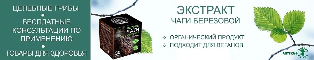Чага березовая водорастворимая форма, экстракт